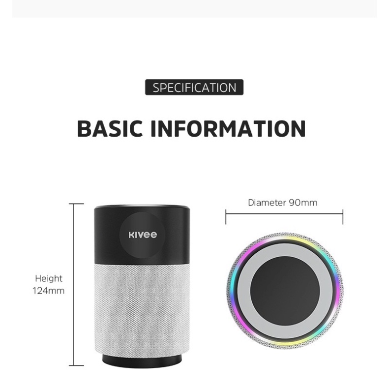 Loa Bluetooth 5.0 Super Bass MW05 Công suất 5W Pin 1200mAh Playtime 8H