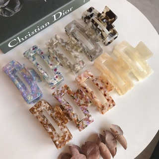 Kẹp gắp tóc nữ họa tiết marble hàn quốc esis accessories