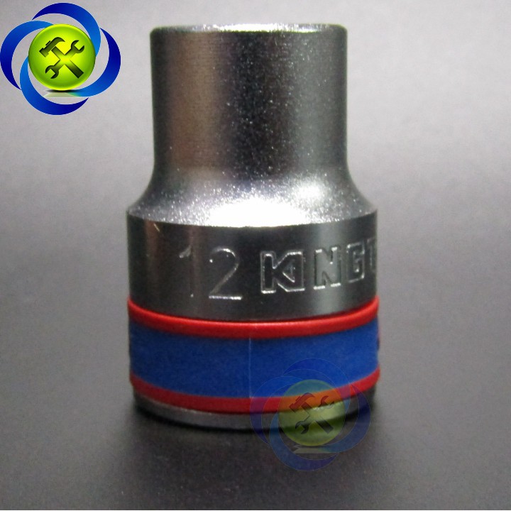 Tuýp trắng ngắn Kingtony 433512M 1 phần 2 INCH - 12MM 6 CẠNH
