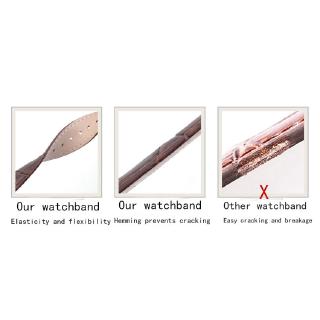 Dây đeo đồng hồ bằng da 12mm-24mm
