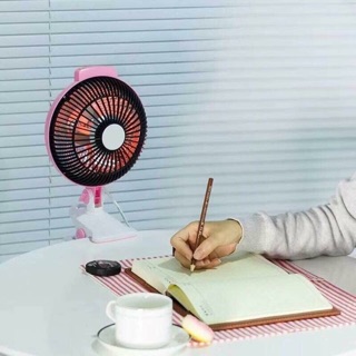 Quạt sưởi mini kẹp mép bàn