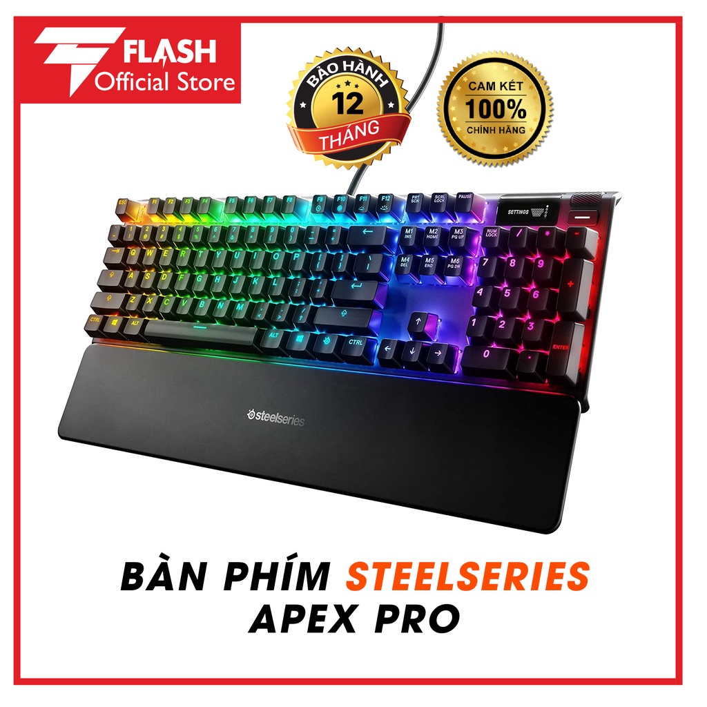 Bàn phím cơ Steelseries Apex PRO - 64626 (Hàng Chính Hãng)