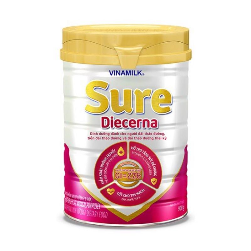 Sữa bột Vinamilk Sure Diecerna 900g