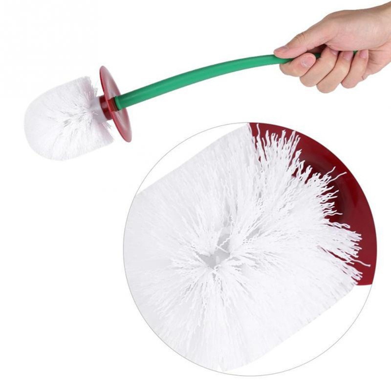 Bộ cọ vệ sinh toilet có tay cầm hình quả anh đào độc đáo