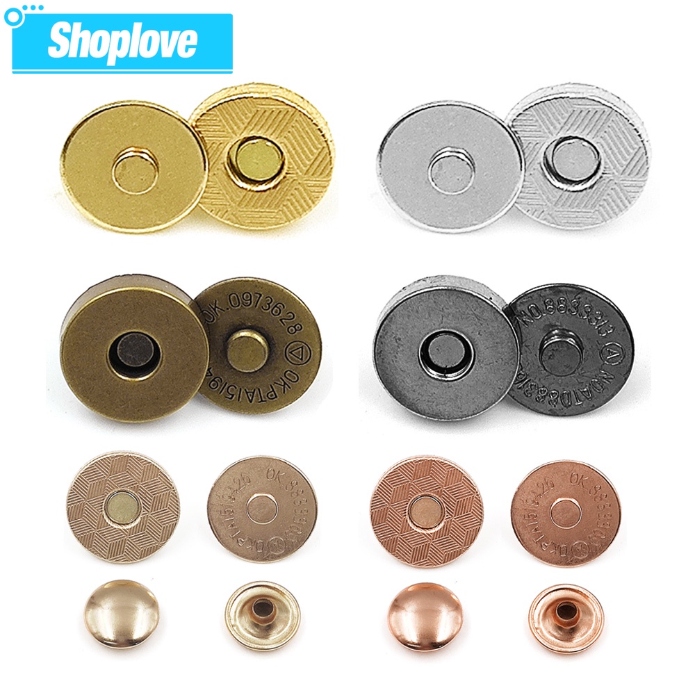 Khóa Cài Từ Tính 14mm18mm Chuyên Dụng Cho Túi Xách Ví