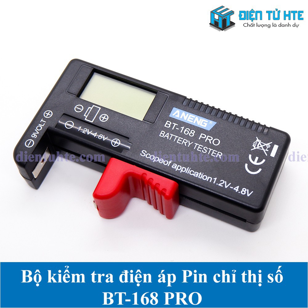 Bộ kiểm tra điện áp Pin BT168 BT-168 PRO chỉ thị số [HTE Quy Nhơn CN2]