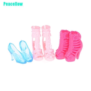 Bộ 12 Đôi Giày Cao Gót Cho Búp Bê 11 ''