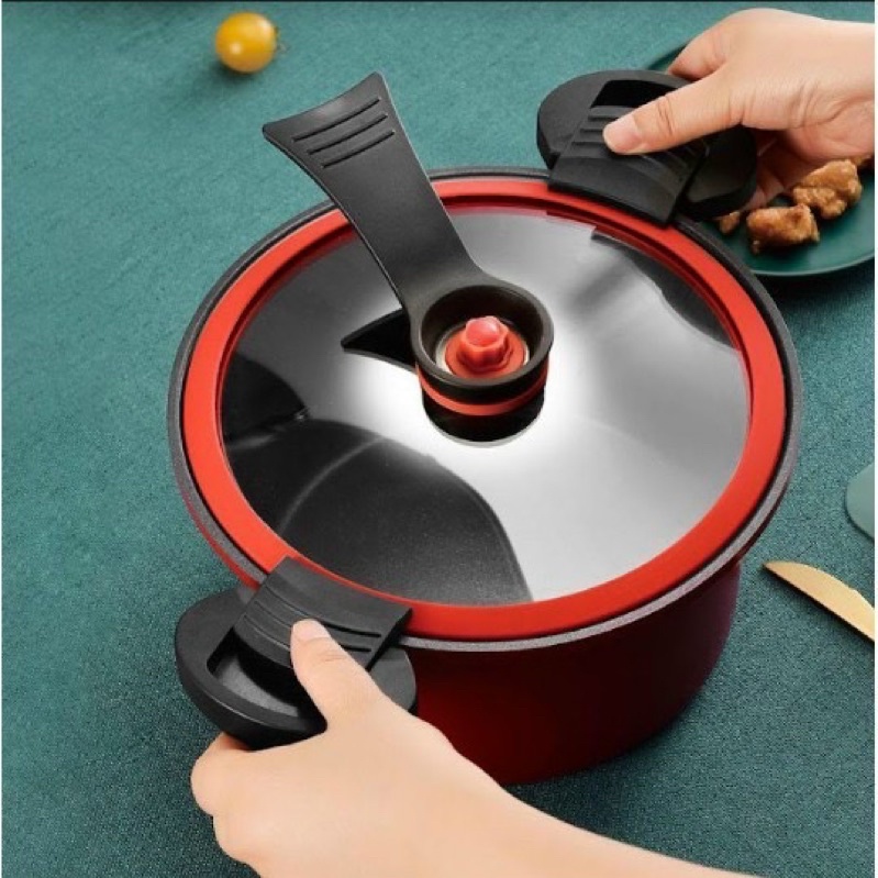 Nồi áp suất đa năng mini totipotent pot 3.5L dùng cho mọi loại bếp từ, bếp gas, bếp hồng ngoại