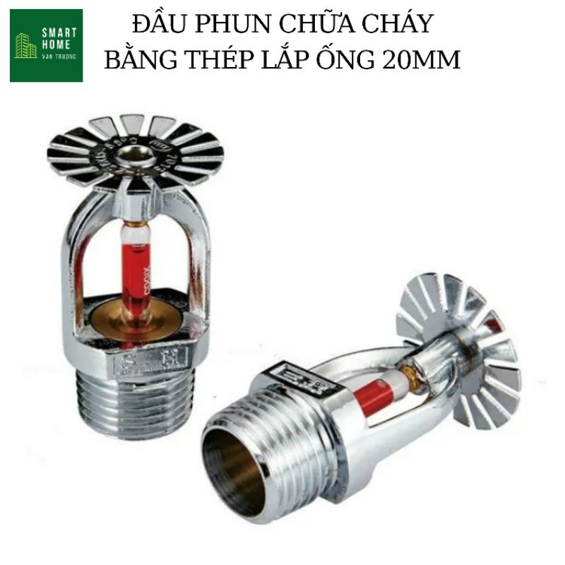 Đầu phun mưa chữa cháy sprinkler lắp ren trong 20 mm