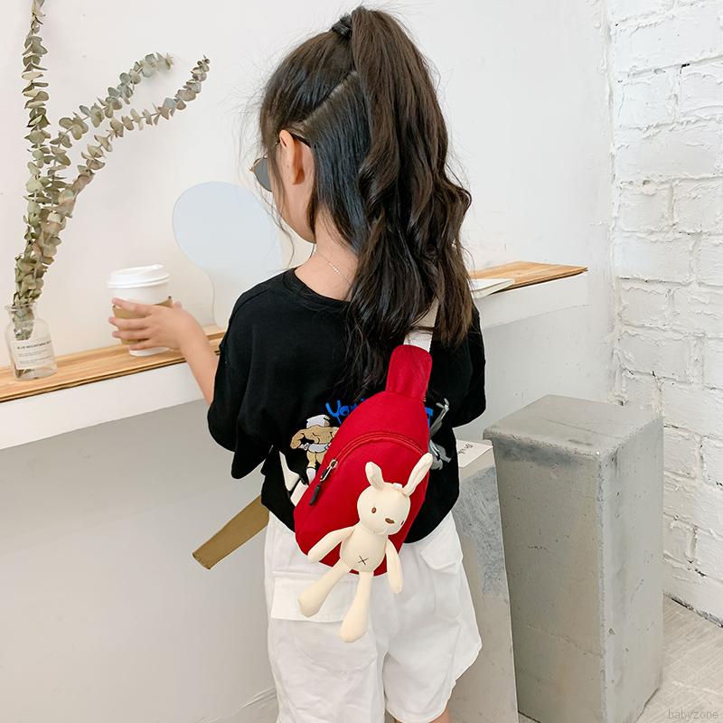 Túi Đeo Chéo Trang Trí Thỏ Dễ Thương Cho Bé Gái