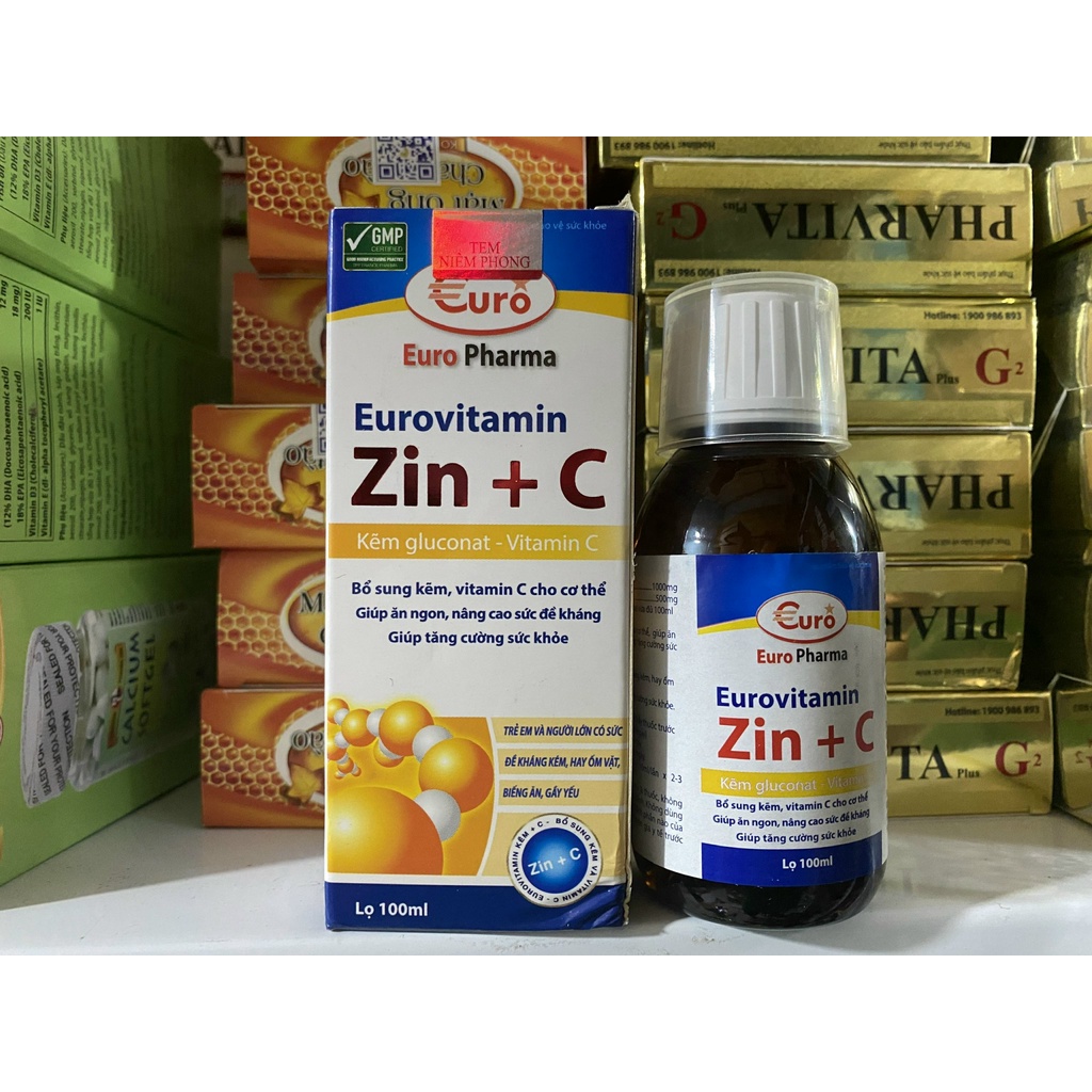 Rovitamin Zin C bổ sung kẽm giúp bé ăn ngon ngủ tốt, tăng cường sức đề kháng bé thông minh, hỗ trợ bé kén ăn