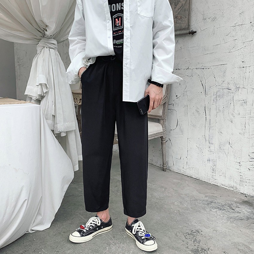 Combo Áo Sơ Mi Ngắn Tay Cổ Bẻ  Kết Hợp Quần Tây Âu mềm Chinos Dáng Baggy ZENKODLMEN SOMI 15 + JOGGER 63