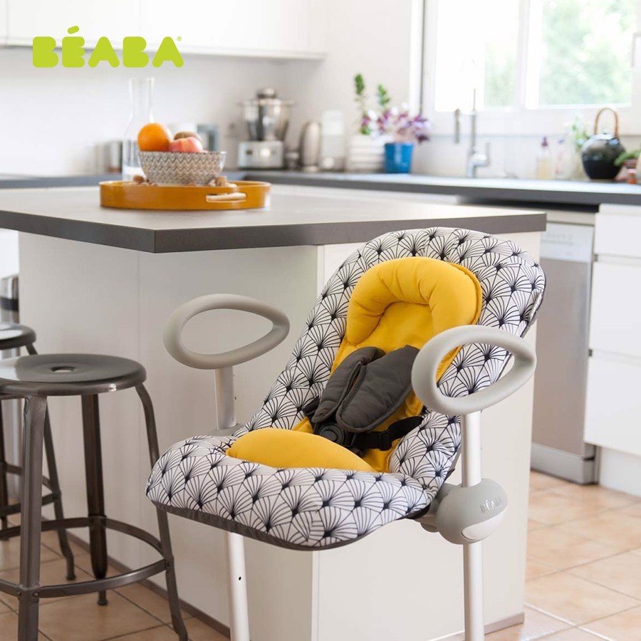 Ghế Rung Điều Chỉnh Độ Cao Up &amp; Down Béaba Cho Bé Thích Thú Hơn Khi Nằm Chơi