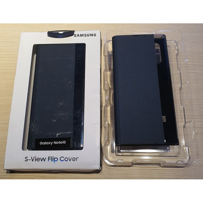 Bao da Clear View Samsung Note10 +Plus, Note 10 Chính hãng Samsung - New 100% - 2 màu Đen Trắng