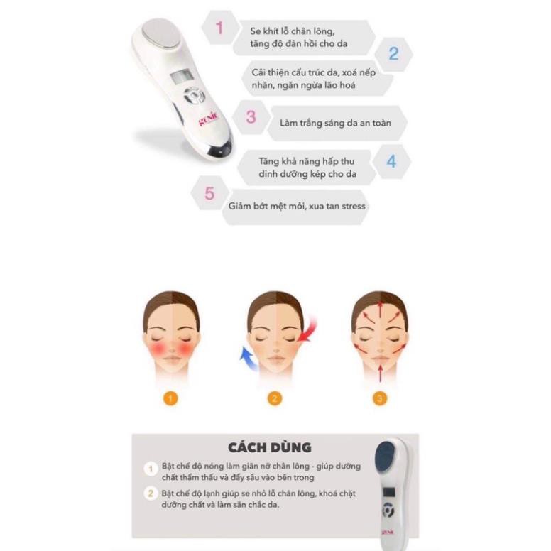 MÁY ĐIỆN DI TINH CHẤT GENIE UltraSonic Galvanic Ion | BigBuy360 - bigbuy360.vn