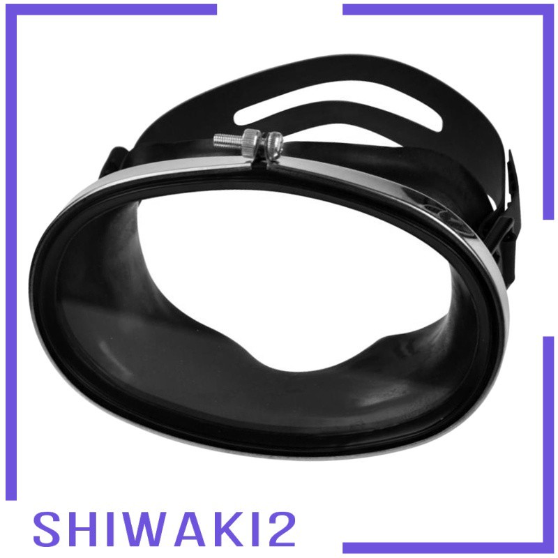 Kính Lặn Shiwaki2 Hình Oval Chống Sương Mù Kèm Ống Thở