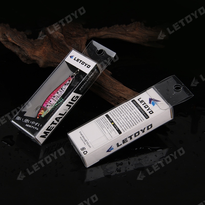 LETOYO vi mô Jigs 5g/8g/12g/18g/30g Mồi Giả Câu Cá Bằng Kim Loại câu cá biển giải quyết nước mặn cú sút xa Mồi bờ