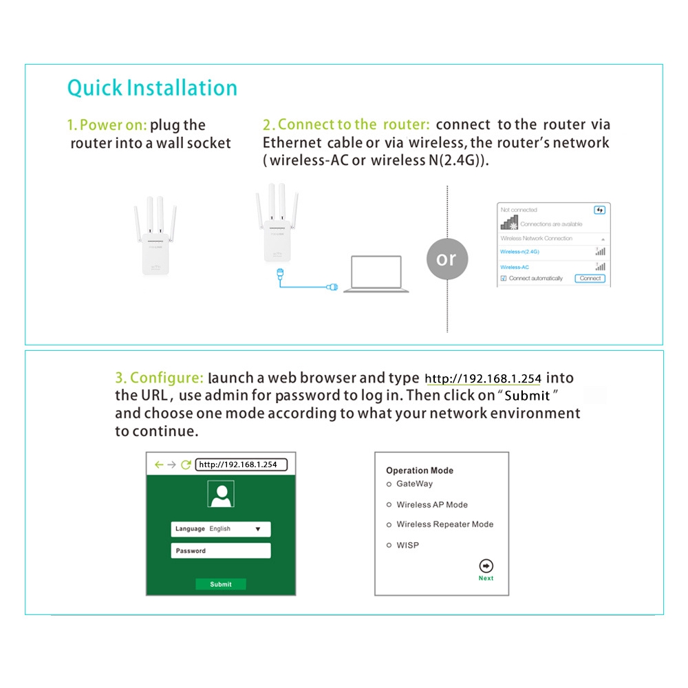 300mbps Universal Wireless WiFi Range Extender Repeater Booster