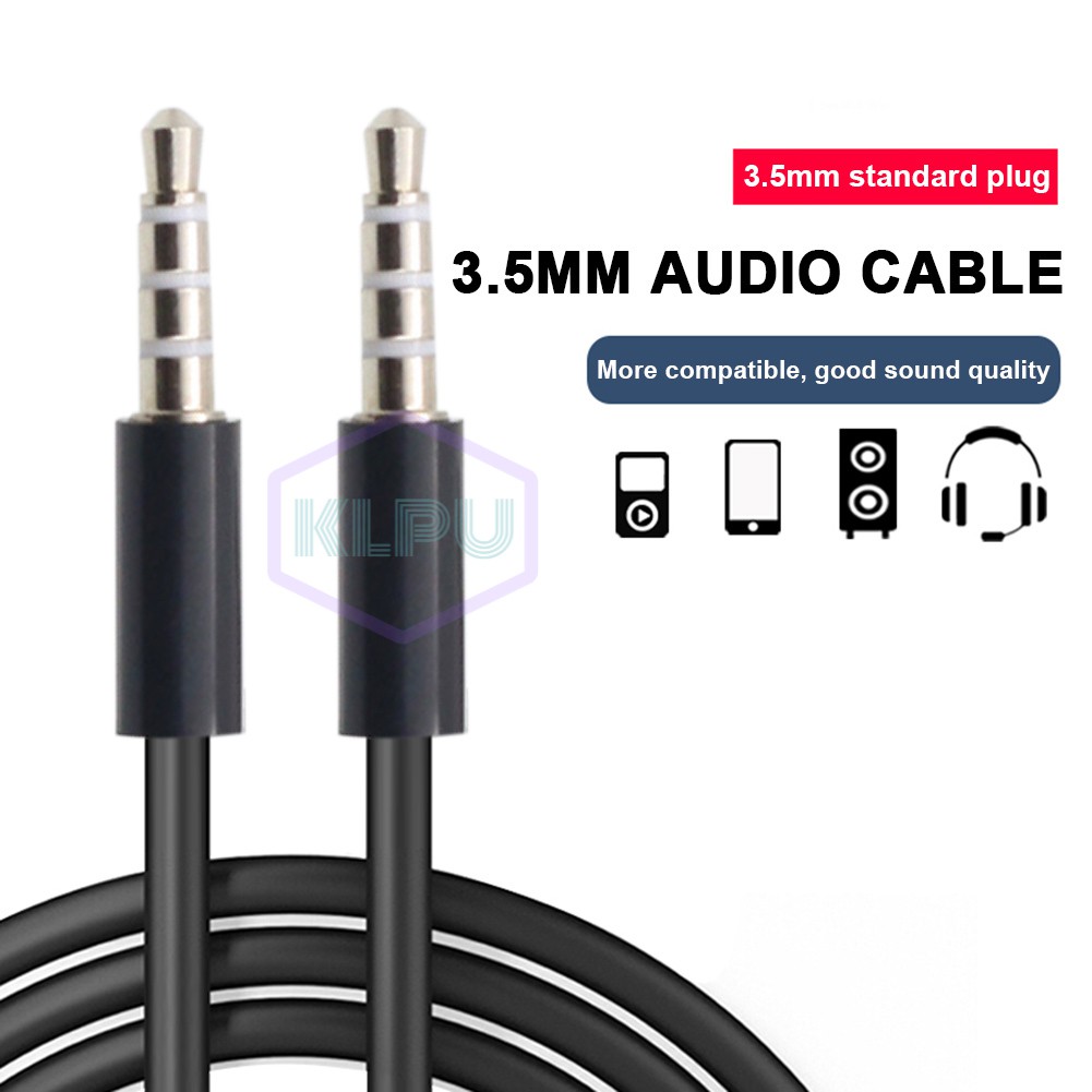 Aux Cable 3.5mm to 3.5 mm Male to Male Jack Car Audio Cable Line Cord for Phone MP3 CD Speaker