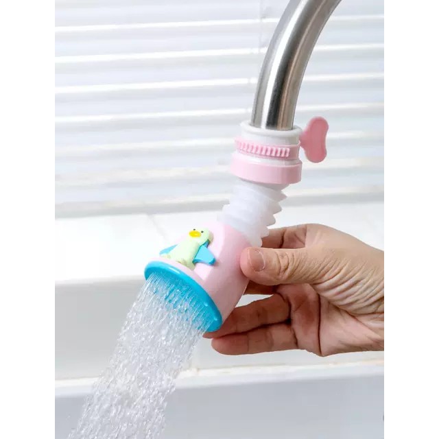 Đầu lọc nước trực tiếp gắn vòi rửa chén chim cánh cụt siêu cute