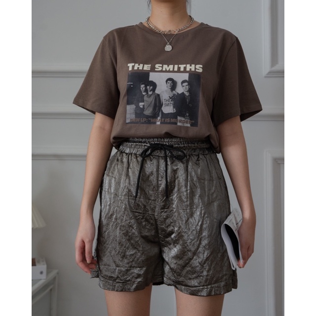 Quần short giả da / comic