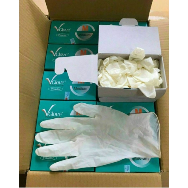 [Hỏa Tốc Q10] Găng tay y tế Vglove (Có Bột/ Không bột)