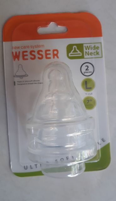 Núm vú cổ rộng wesser vỉ 2 cái ( S M L )