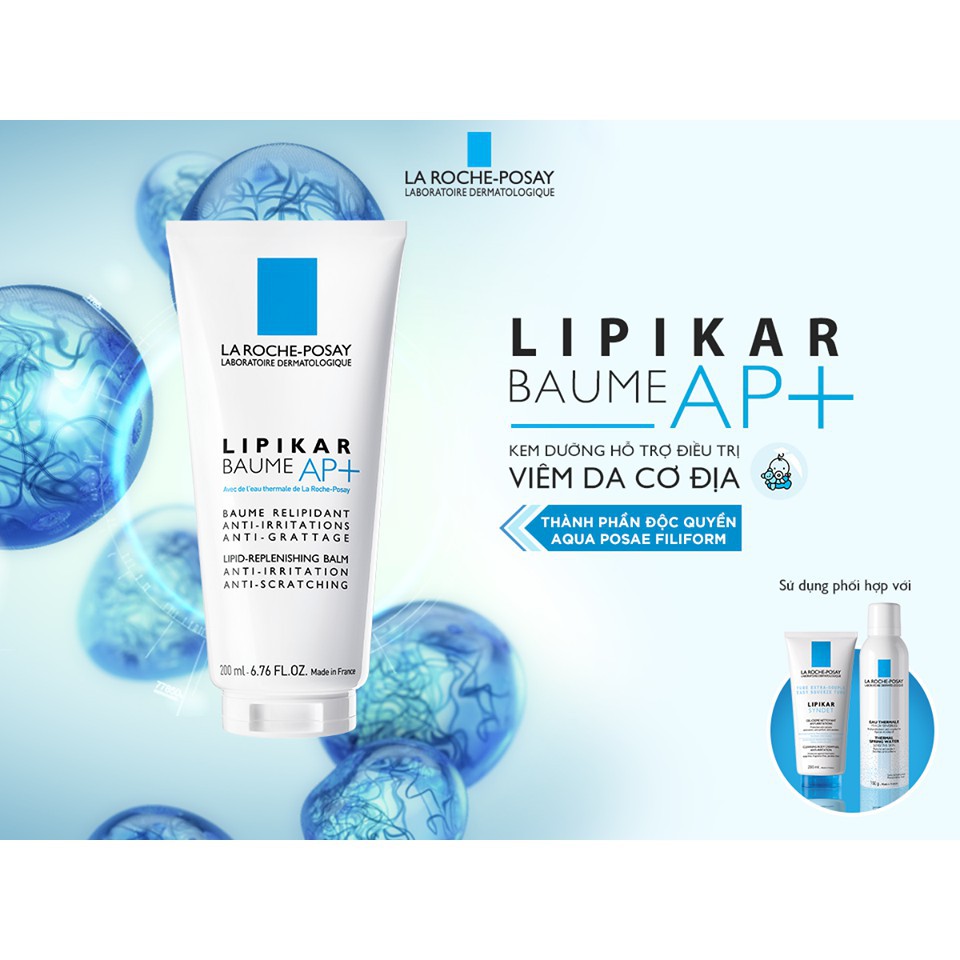 Minisize La Roche Posay- Kem Dưỡng Làm Dịu Da Dùng Được Cho Trẻ Em Và Sơ Sinh Lipikar Baume AP+ M Triple Action Balm 15m