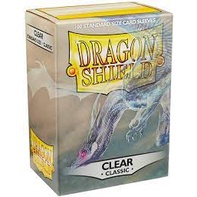 Bọc bài Standard Size Dragon Shield - Classic Clear ‘Spook’ - Trong suốt hoàn toàn - 100 cái cho card 88x63mm