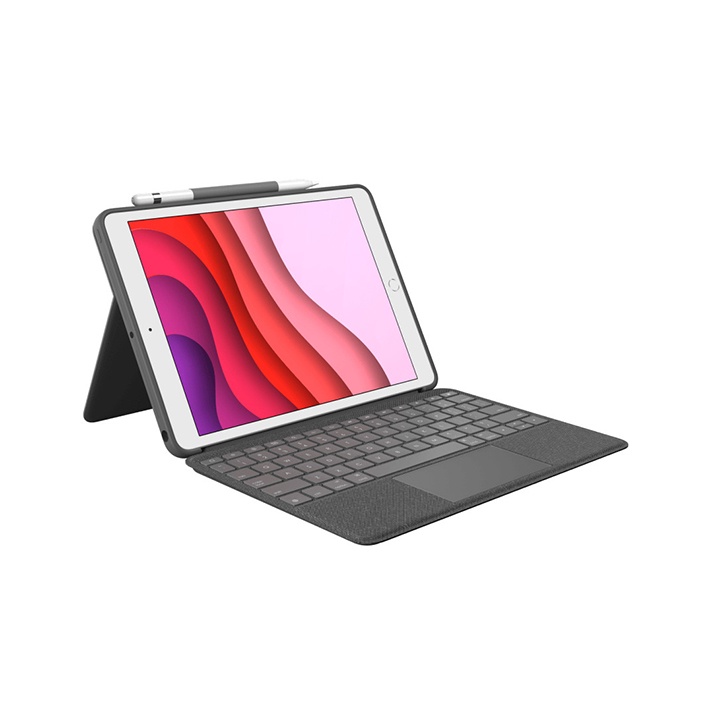 Bàn phím Logitech Combo Touch dành cho iPad Gen 7 và Gen 8