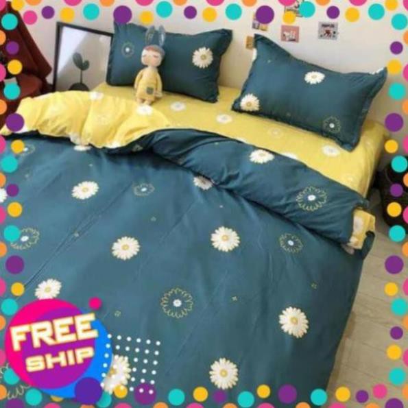 KBKB (1086) Bộ chăn ga gối cotton xuân hè (kembau)