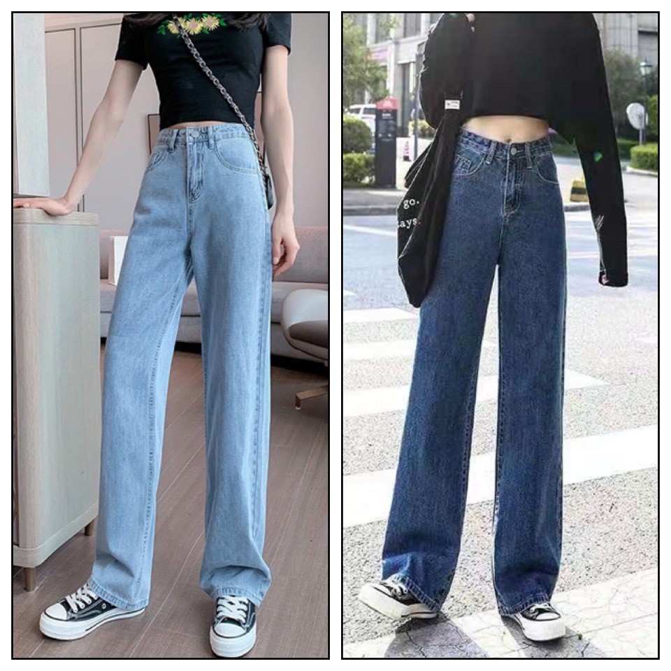 Quần Baggy ông suông 3231 lai cuốn xinh xinh