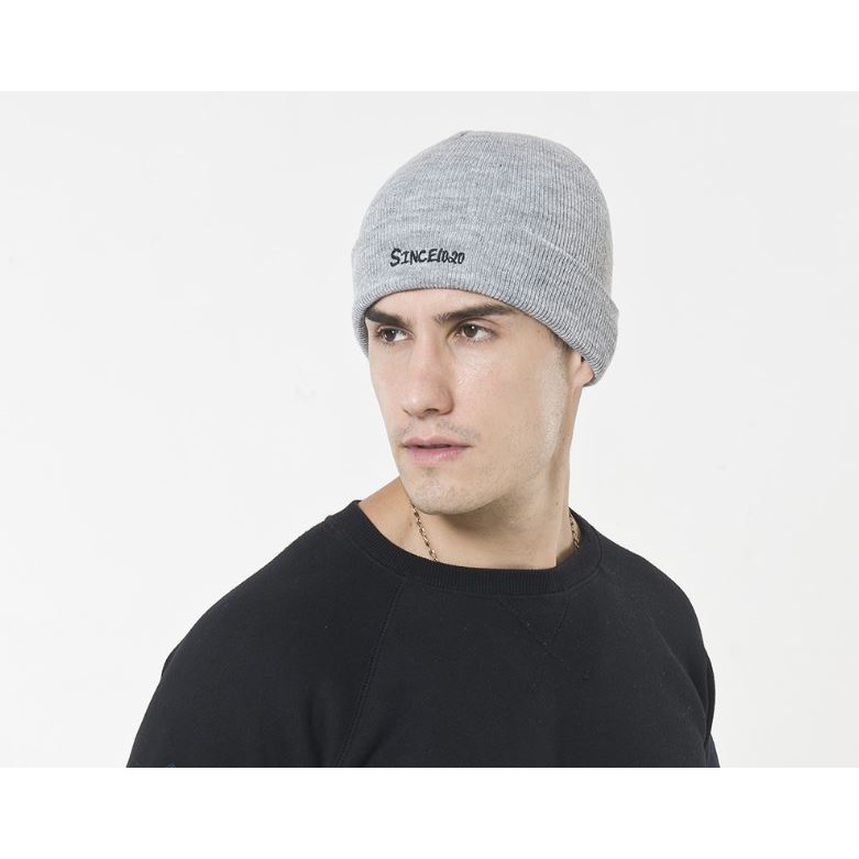 Mũ len phong cách Châu âu chữ thêu Hot 2019