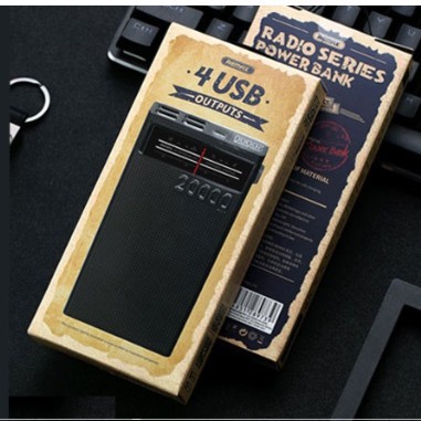 PIN SẠC DỰ PHÒNG DUNG LƯỢNG KHỦNG REMAX RPP-102 20000mAh, 4 CỔNG USB