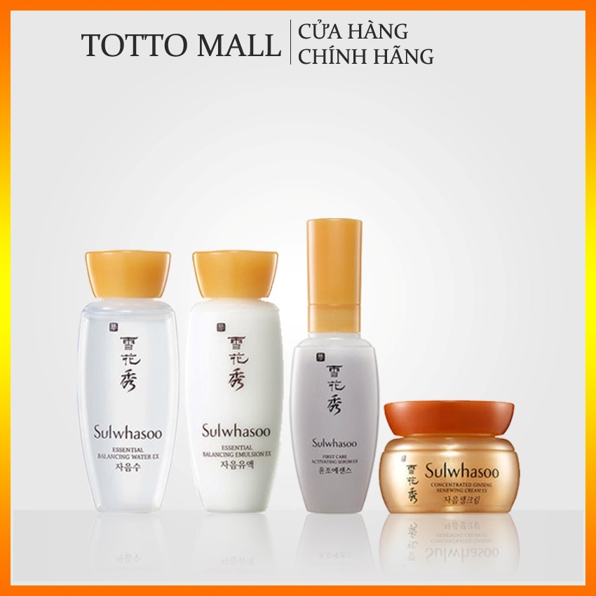 Bộ dưỡng da Sulwhasoo mini 4 sản phẩm - Bộ Sulwhasoo