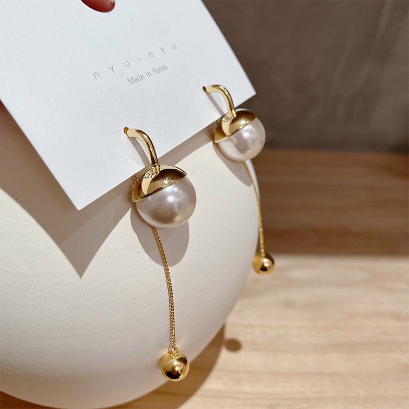 Khuyên tai ngọc dài QCCC