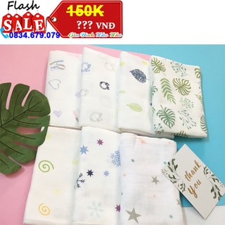 Khăn tắm sợi tre thiên nhiên Mamaru 60 x 120 cm - Hoa văn ngẫu nhiên