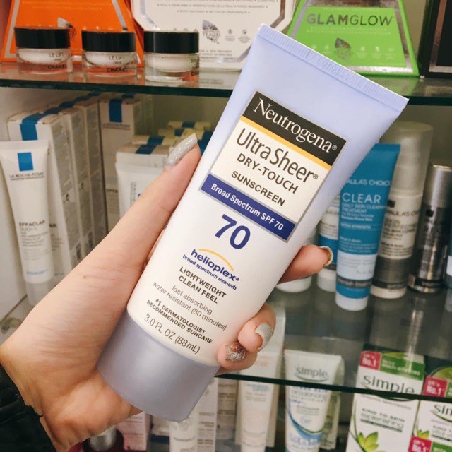 Kem chống nắng Neutrogena Ultra Sheer, Spf 70