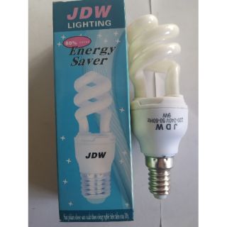 Bóng Đèn Xoắn Ốc JDW Tiết Kiệm Năng Lượng 9W E14 (Ánh Sáng Xanh Dương)