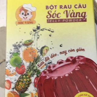 Bột rau câu sóc vàng gói 12gam