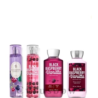 Bộ Sản Phẩm Mist Xịt Toàn Thân, Gel Tắm, Lotion Black Raspberry Vanilla Từ Mỹ