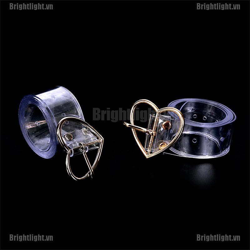 Thắt Lưng Trong Suốt Phối Hình Trái Tim Xinh Xắn Cho Nữ