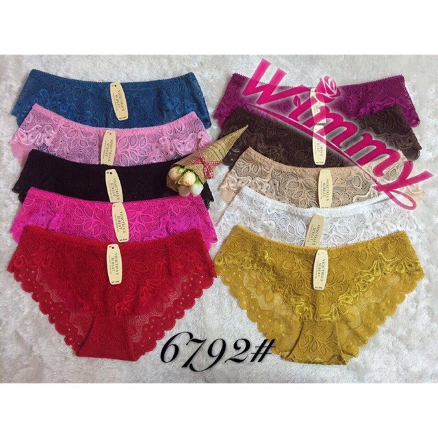 Sét 10 quần lót ren nữ Wimmy 6792