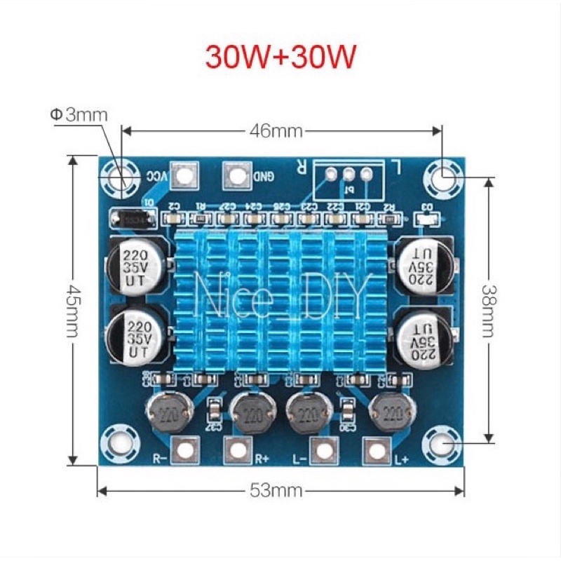 Mạch khuếch đại âm thanh_mạch ampli stereo công suất 15w+15w.
