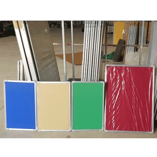 Bảng Ghim Vải Khung Nhôm Tặng kèm ghim nhiều màu