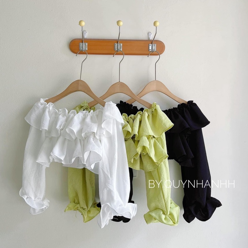 Áo trễ vai bèo tiểu thư hàng cực đẹp