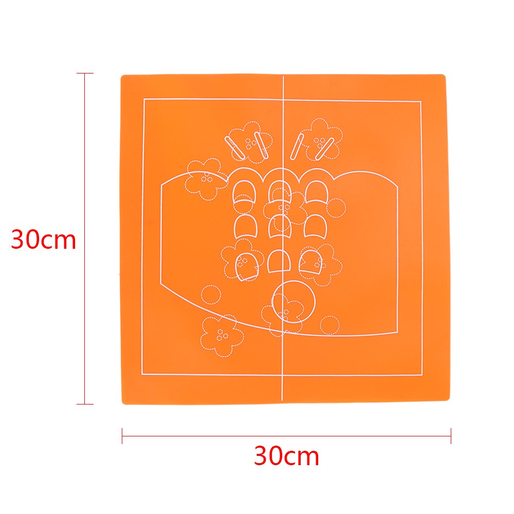 Tấm silicon hỗ trợ làm bánh bông lan cuộn tạo hình dễ thương