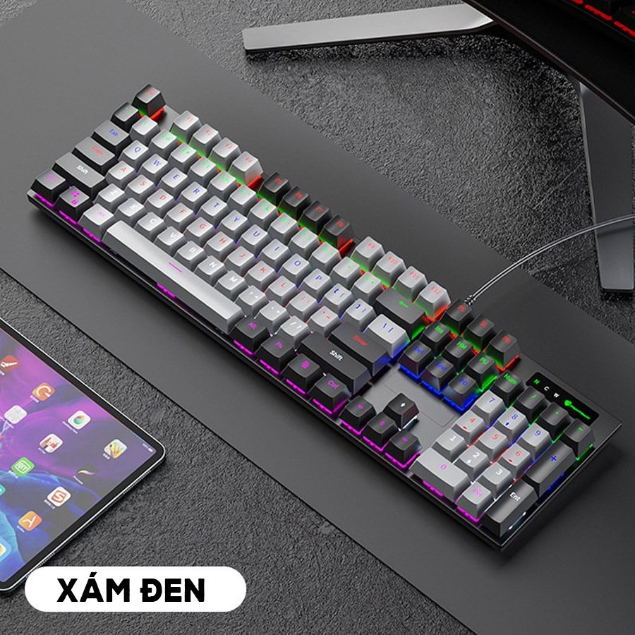 Bàn Phím Cơ⚡️Bàn Phím Chuyên Chơi Game Pantsan PK200 cực chất, cực đẹp, đèn led