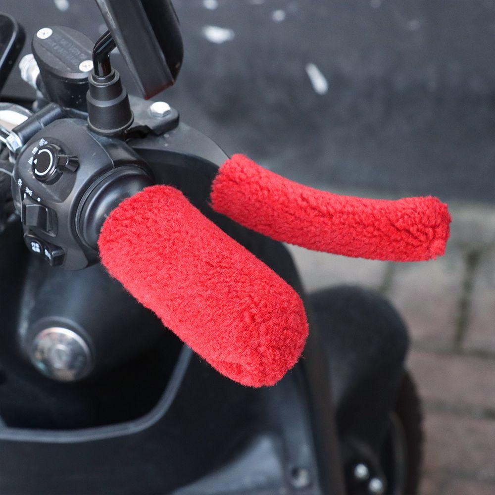 MUVAKO Set 2 Vỏ Bọc Tay Lái Xe Máy Giữ Ấm Mùa Đông