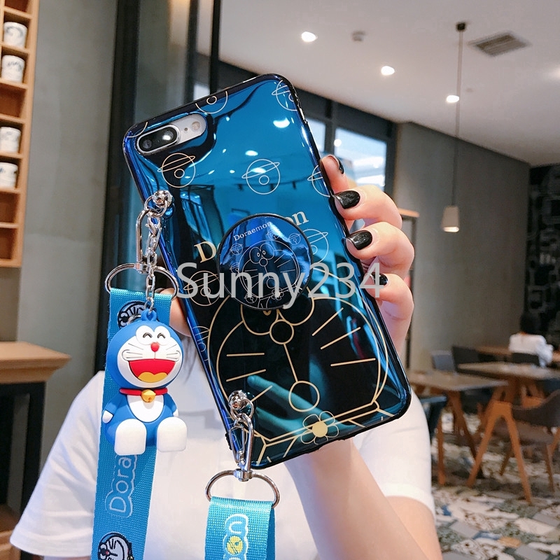 Ốp Doraemon đáng yêu cho điện thoại OPPO A5 A9 F11Pro F9 A7 A5s A3s F7 F5 A71 A37 A57 A39 A37 A37F Neo9 F1s F3 A83